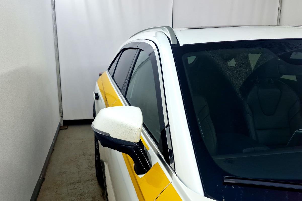 Дефлекторы окон 2D с хром накладками 6 шт. для Haval F7 II