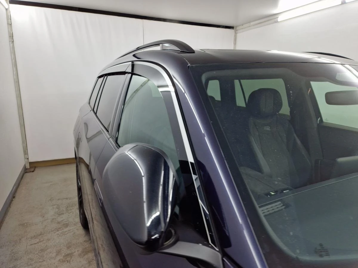 Дефлекторы окон 2D с хром накладками 6 шт. под наклоном для Volkswagen Teramont II (China Market)