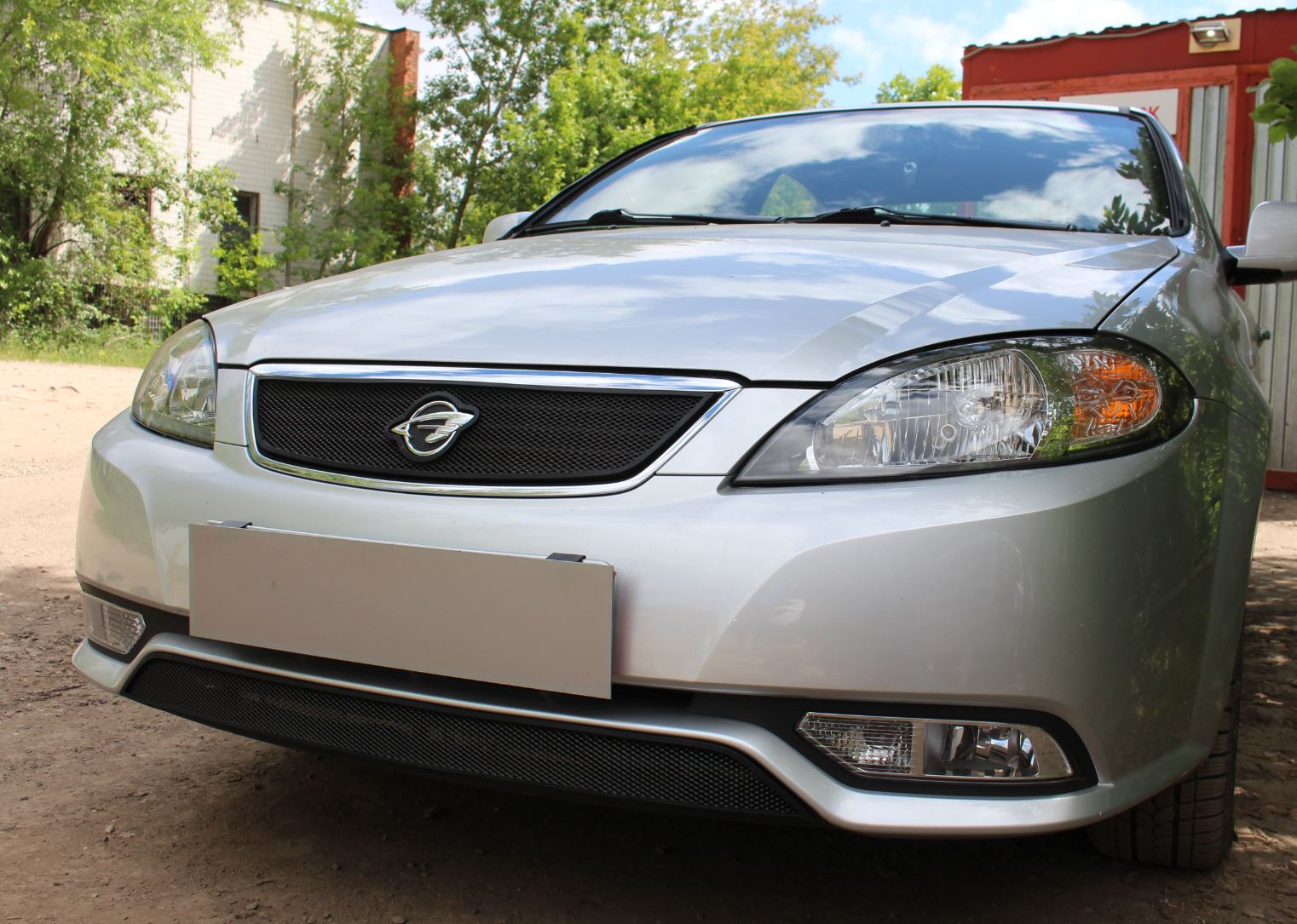 Защитная сетка радиатора верх для Ravon Gentra