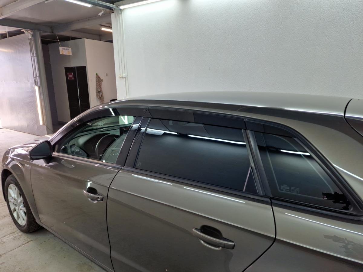 Дефлекторы окон 2D 6 шт (для кузова хэтчбек) для Audi A3 III (8V)