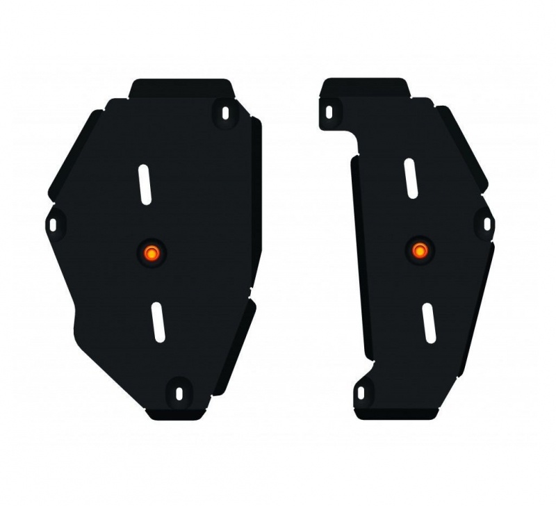 Защита топливного бака (2 части) для Nissan X-Trail III Рестайлинг