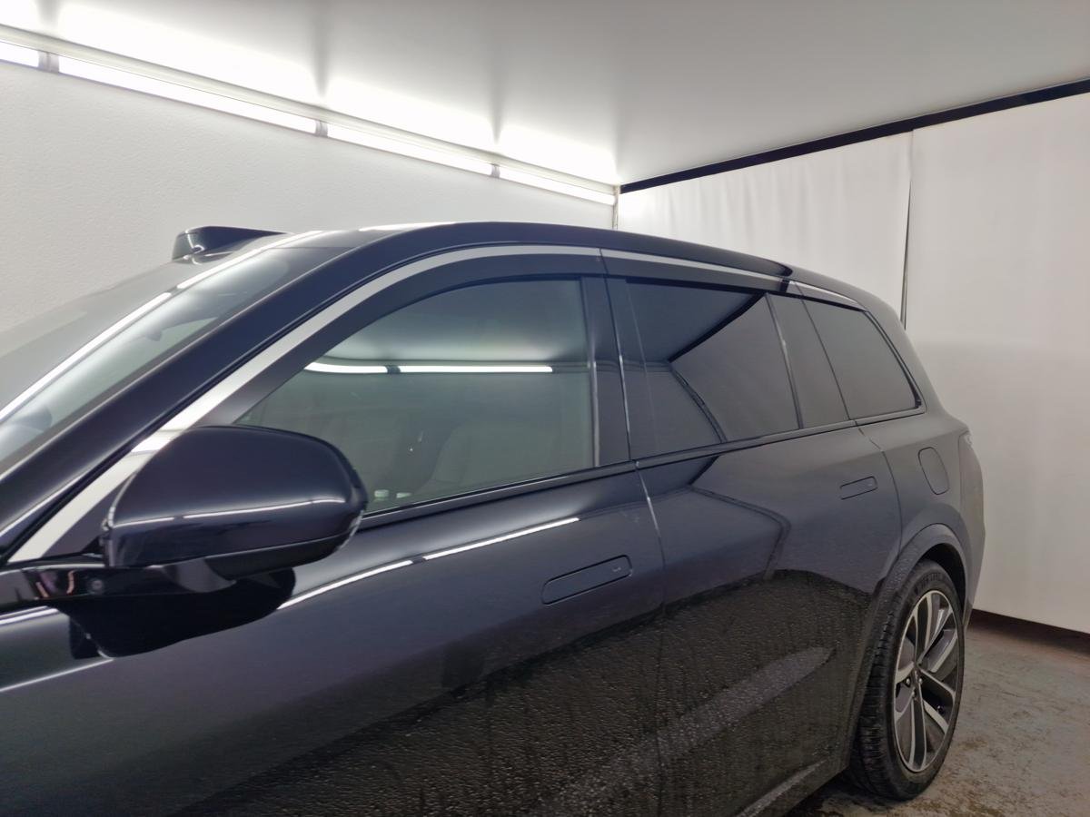 Дефлекторы окон 2D с хром накладками 6 шт. для LiXiang L9