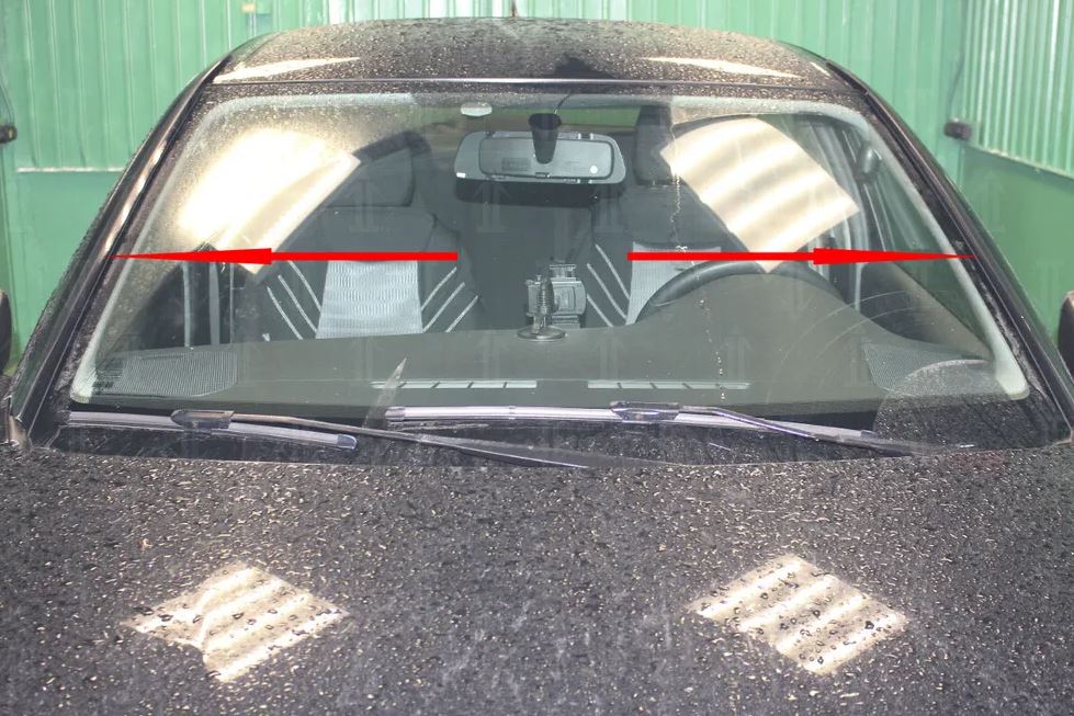 Дефлектор (водосток) лобового стекла для Citroen C-Elysee I Рестайлинг