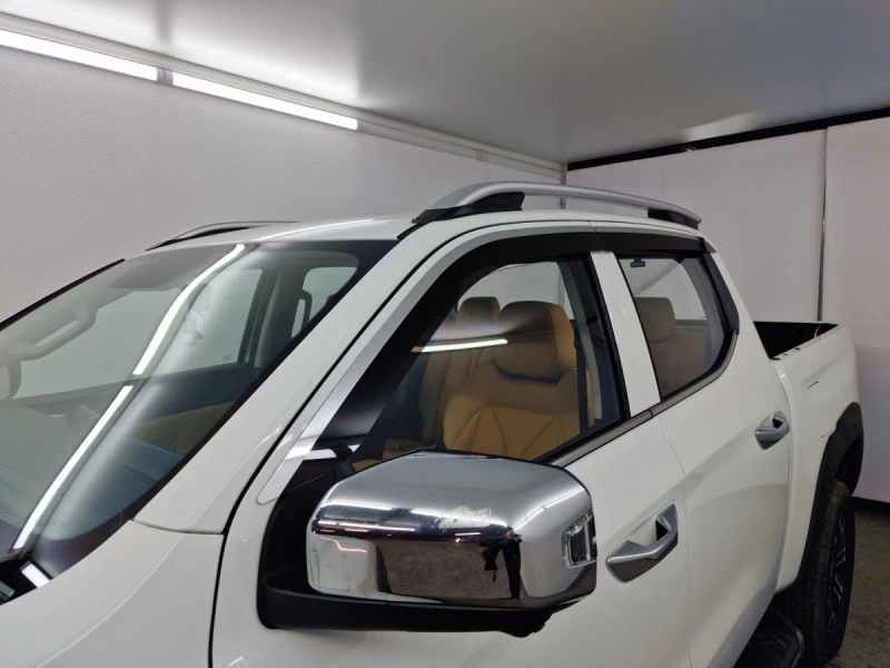 Дефлекторы окон с хром накладками 2D 4 шт для Changan HUNTER PLUS Хром Стрелка 11 2D140-4C.S11