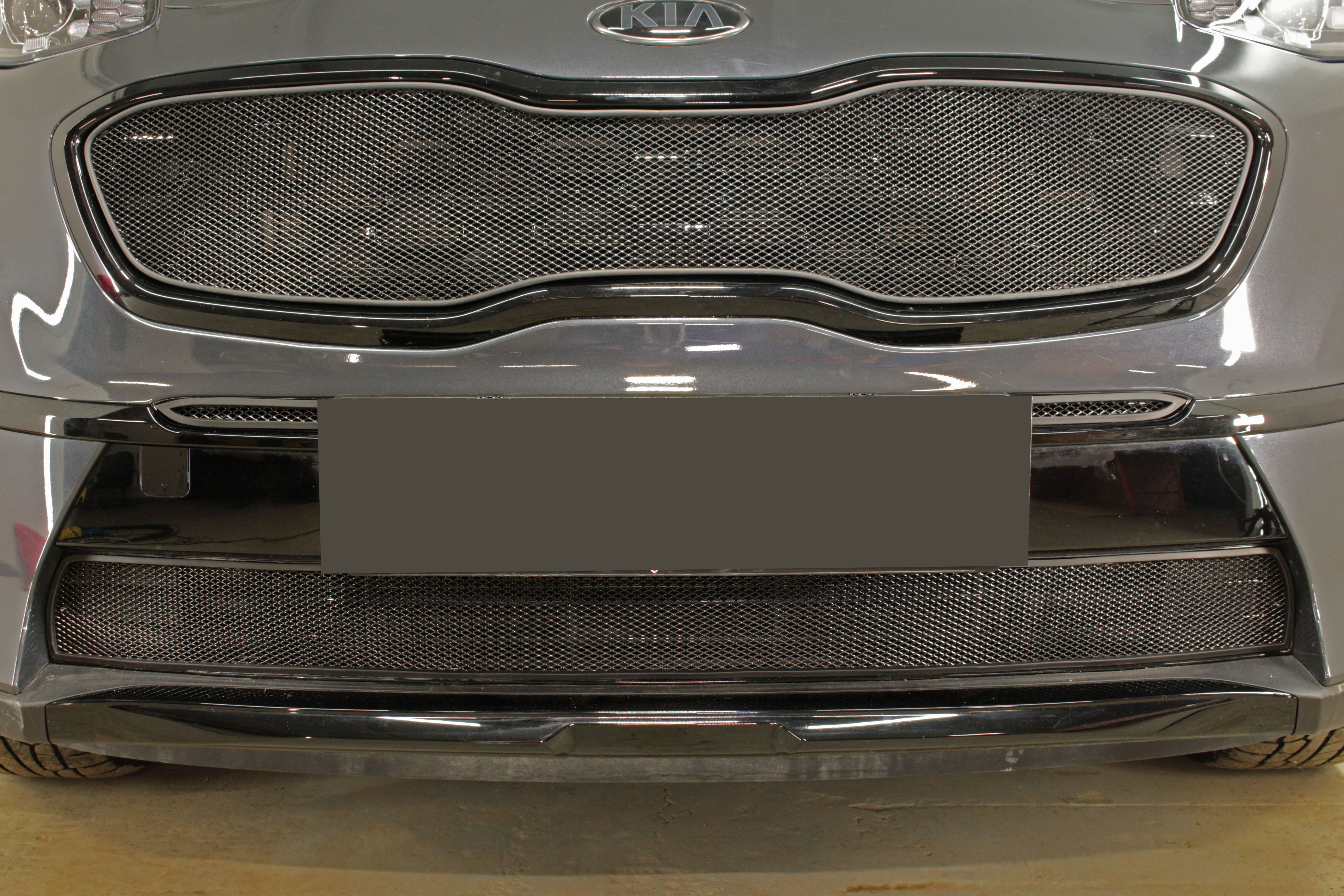 Защитная сетка радиатора верх для Kia Sportage IV Рестайлинг