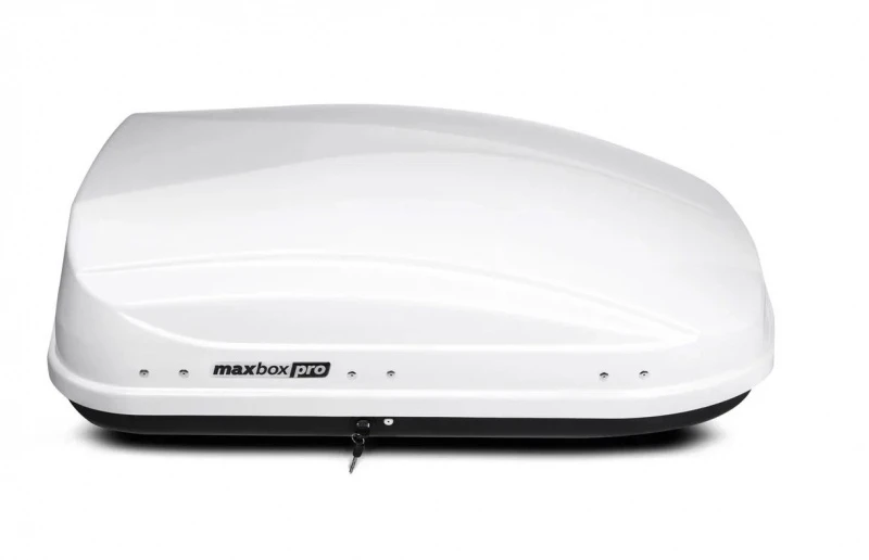 Автобокс на крышу  MaxBox PRO 430 (малый) двустороннее открывание Белый, глянцевый