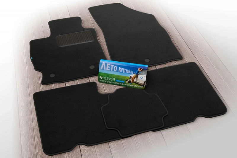 Коврики в салон текстиль Klever Premium 4 шт. для Exlantix ES I Черный Klever KLEVER05.A71393.110KH