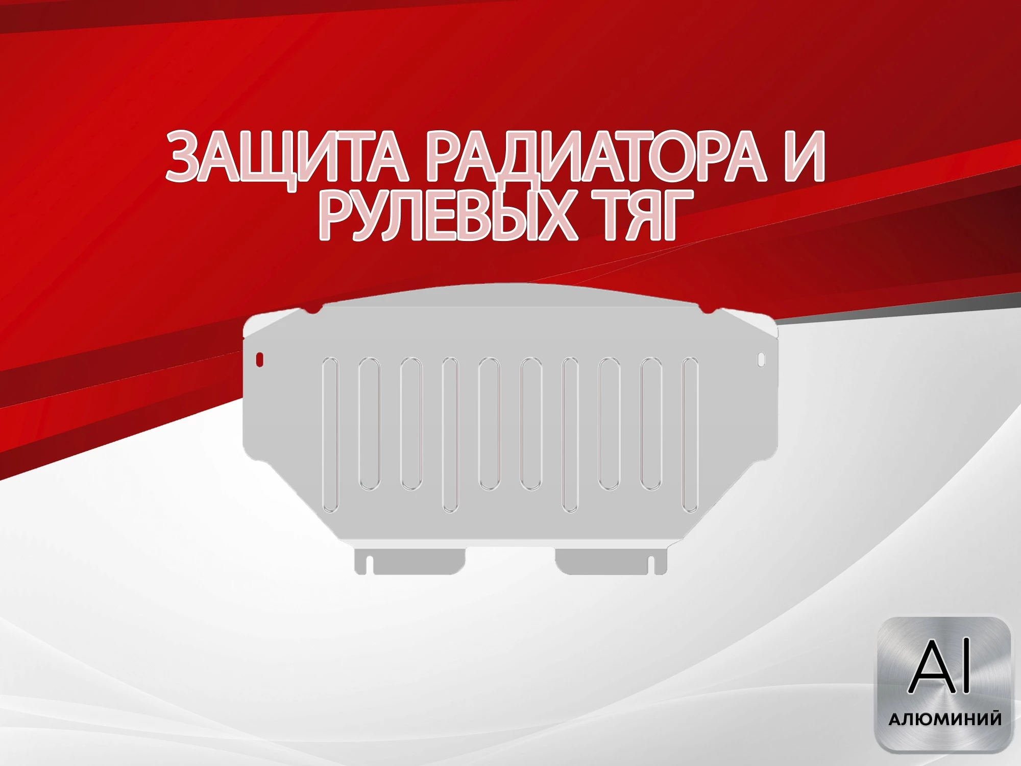 Защита радиатора и рулевых тяг для Mercedes-Benz M-Класс II (W164)