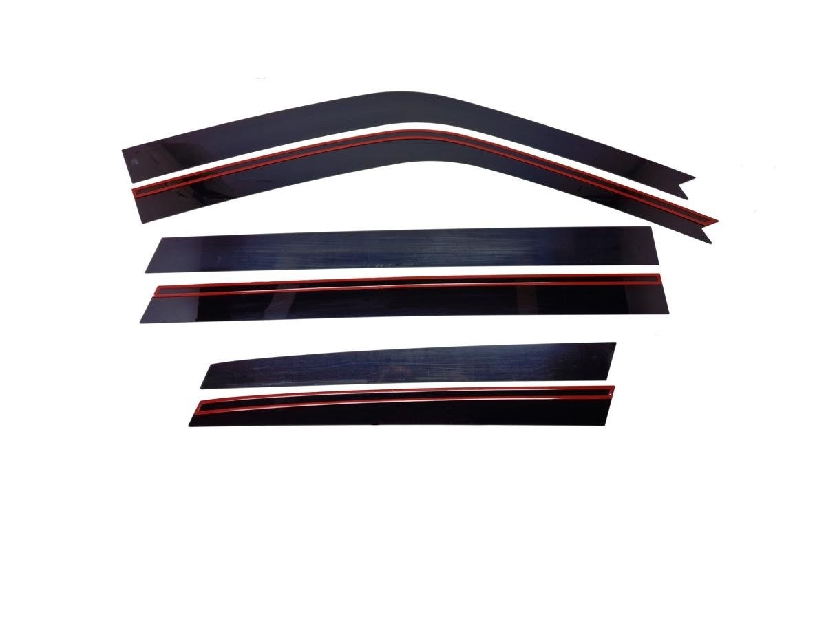 Дефлекторы окон 2D 6 шт. для Suzuki Grand Vitara XL-7 I Рестайлинг