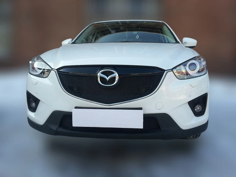 Комплект сеток black верх с парктроником и низ для Mazda CX-5 I Черный Стрелка 11 MAZX5.black.park-MZX5.bot.black