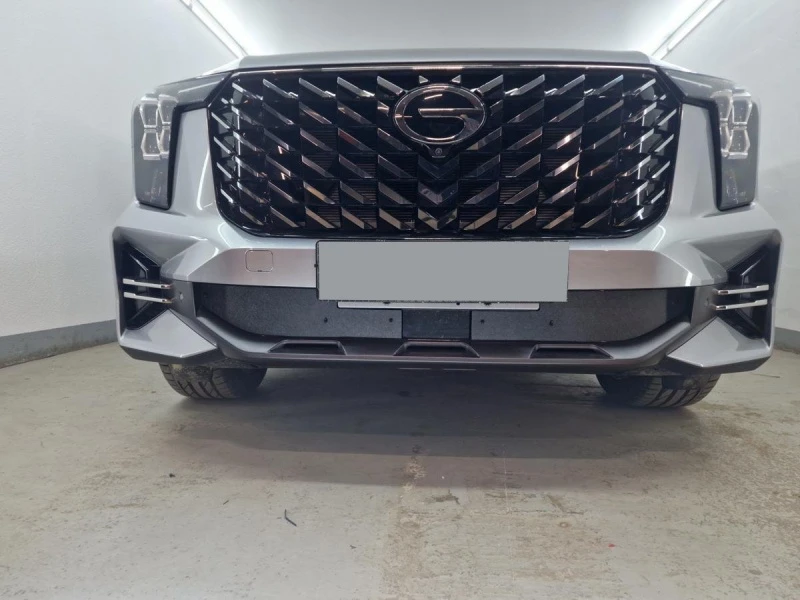 Зимняя заглушка радиатора к съемной сетке низ (2 части) для GAC GS8 II  Стрелка 11 GACGS8.23.bot