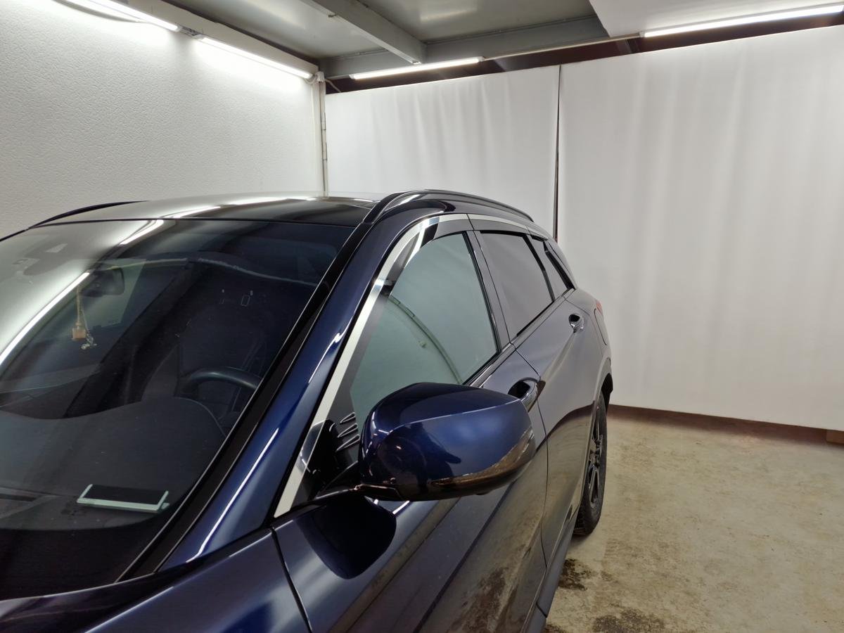 Дефлекторы окон с хром накладками 2D 6 шт для Infiniti QX50 II