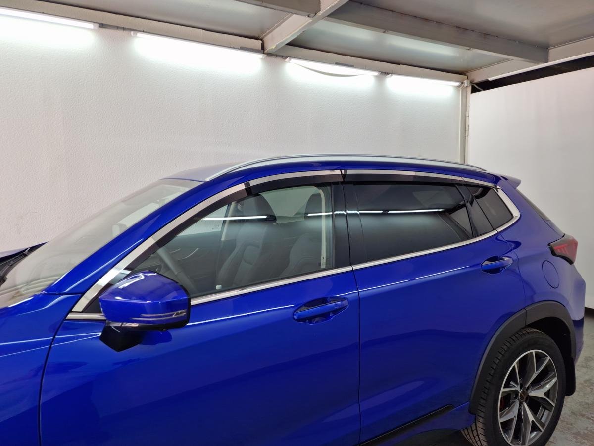 Дефлекторы окон с хром накладками 2D 6 шт для EXEED LX