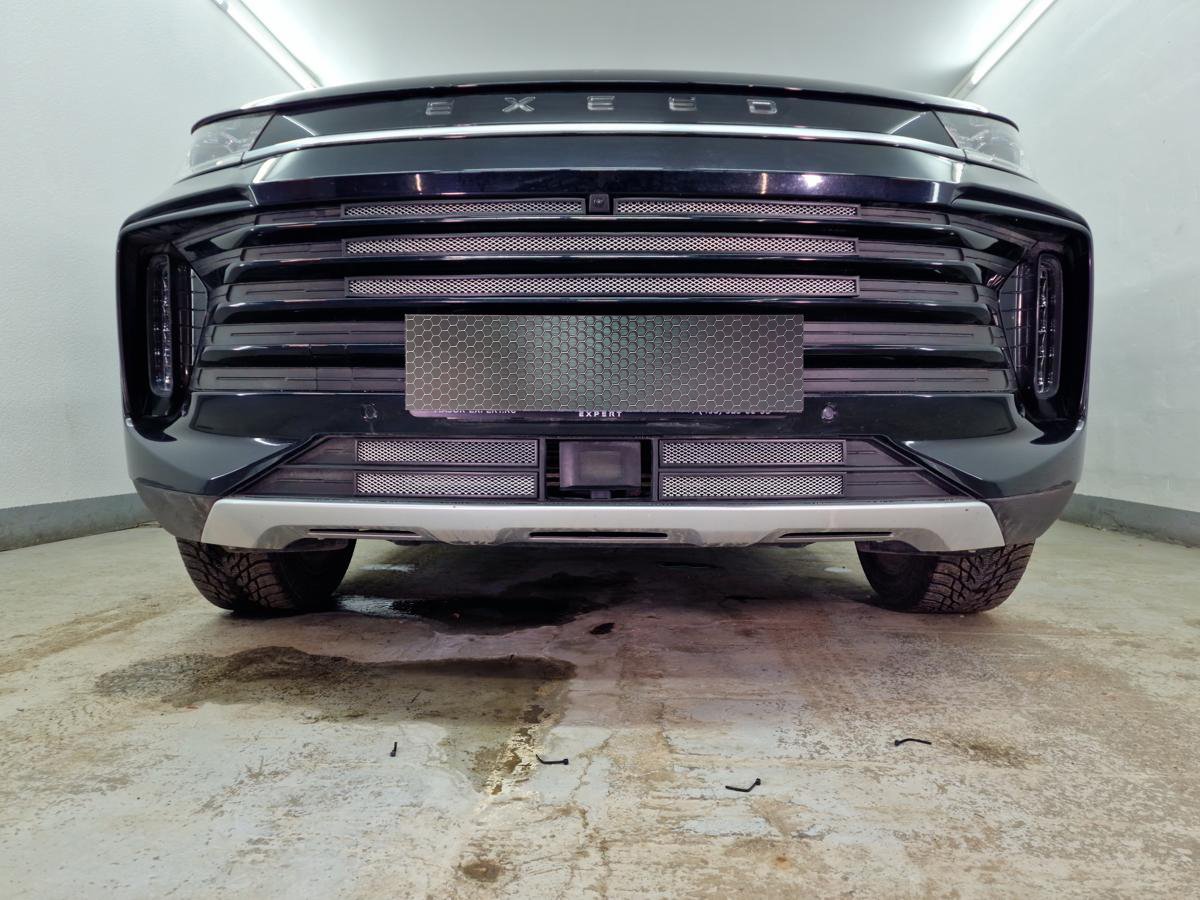 Защитная сетка радиатора верх 4 части для EXEED TXL I