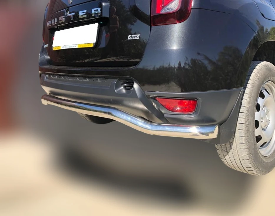 Защита заднего бампера волна d53 мм для Renault Duster I Рестайлинг  Юко RD.17.11-1