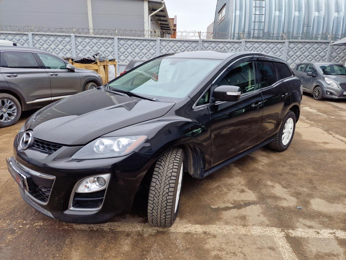 Дефлекторы окон 2D с хром накладками 6 шт. для Mazda CX-7 I Рестайлинг