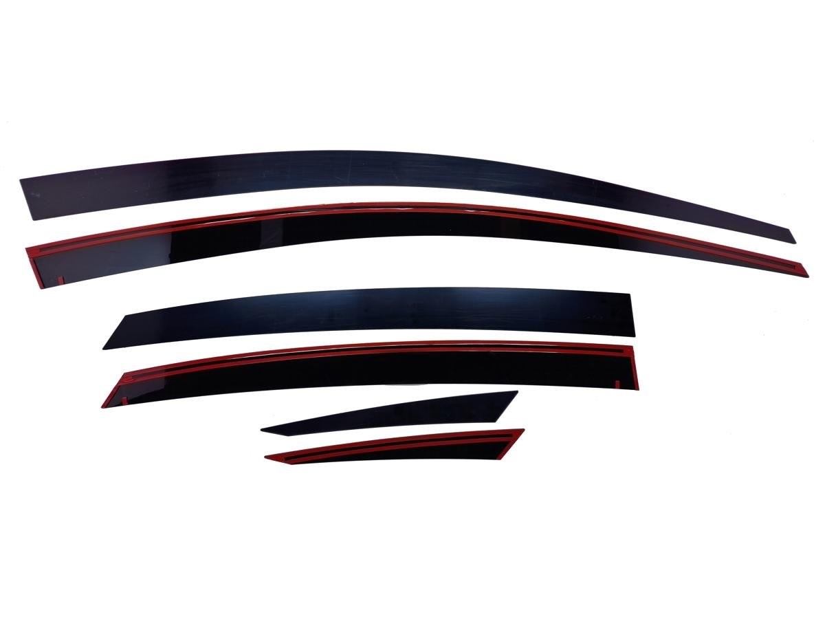 Дефлекторы окон 2D 6 шт. для Амберавто А5 I