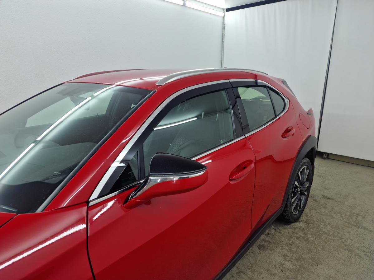 Дефлекторы окон 2D с хром накладками 4 шт. для Lexus UX I