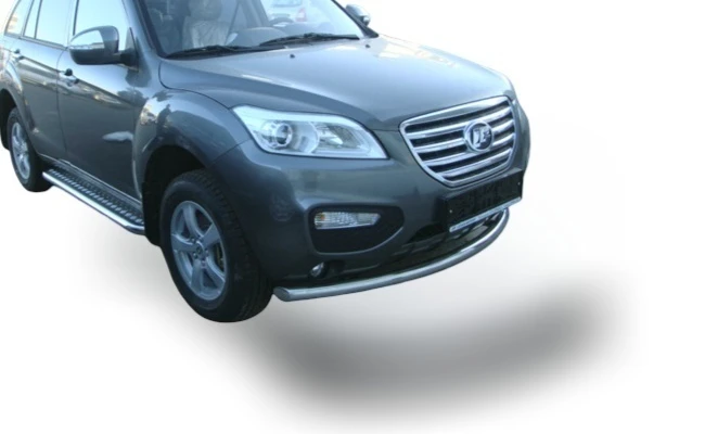 Защита переднего бампера d60 мм для Lifan X60 I  Юко LFX60.11.02