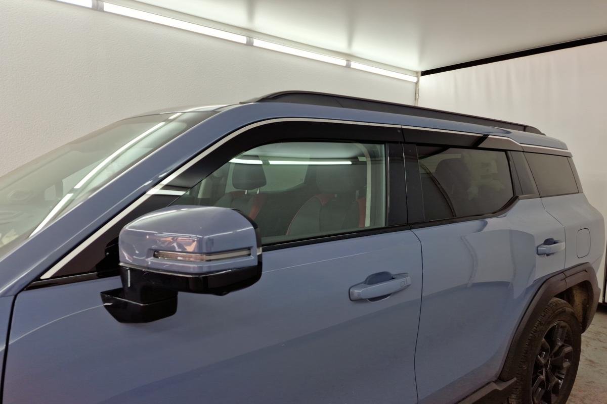 Дефлекторы окон 2D с хром накладками 6 шт. для Haval H3 I