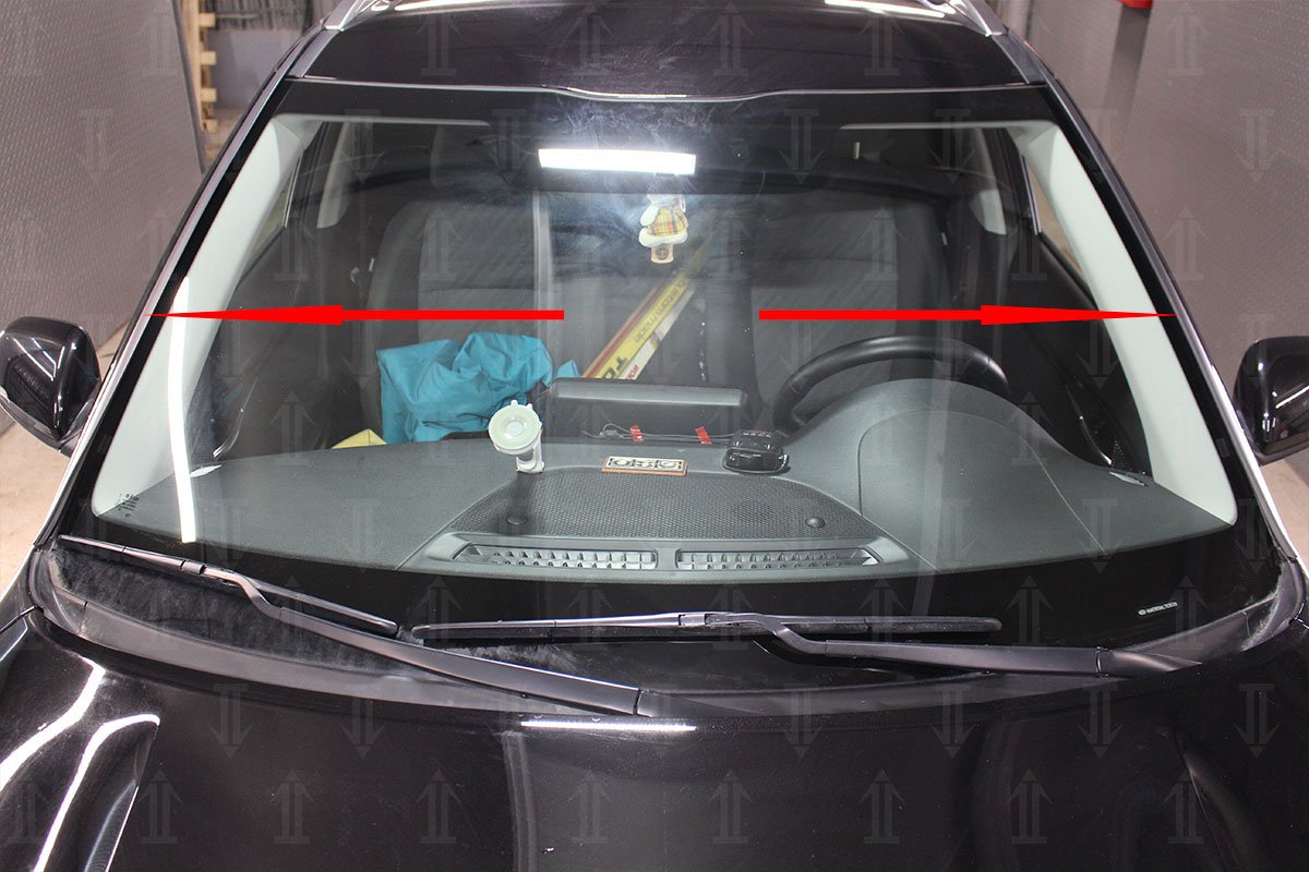 Дефлектор (водосток) лобового стекла для Kia Seltos I