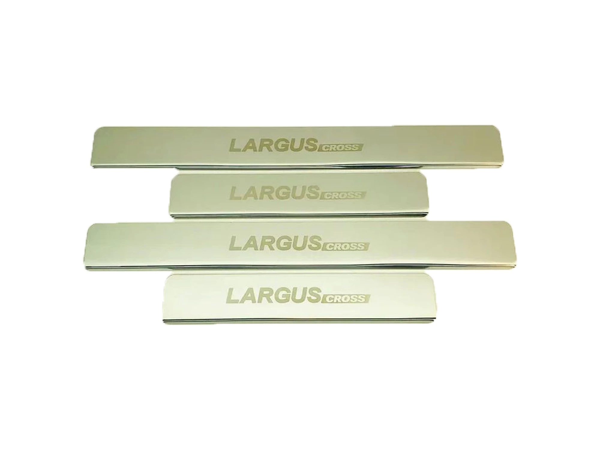 Накладки на пороги из нержавеющей стали 4шт. для LADA (ВАЗ) Largus I