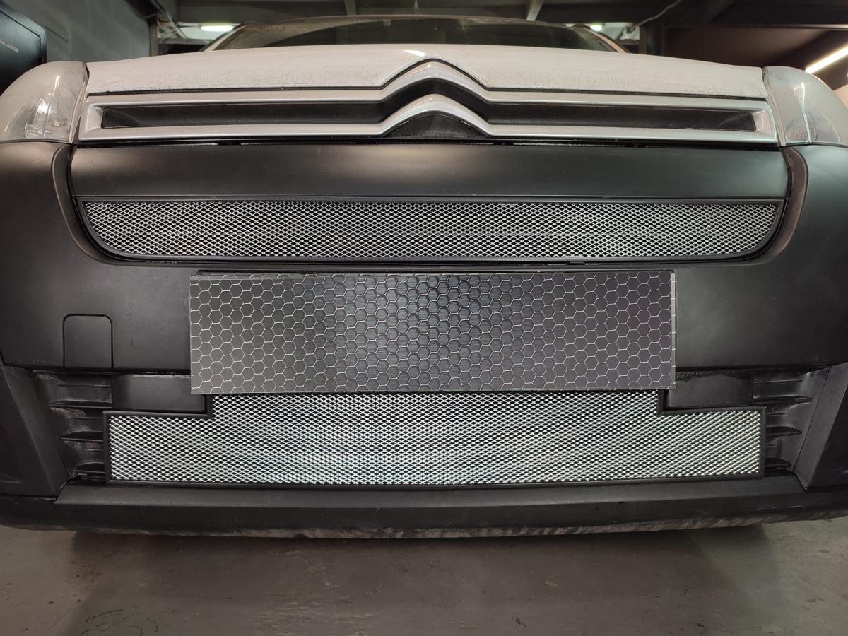 Защитная сетка радиатора низ для Citroen Berlingo II Рестайлинг 2