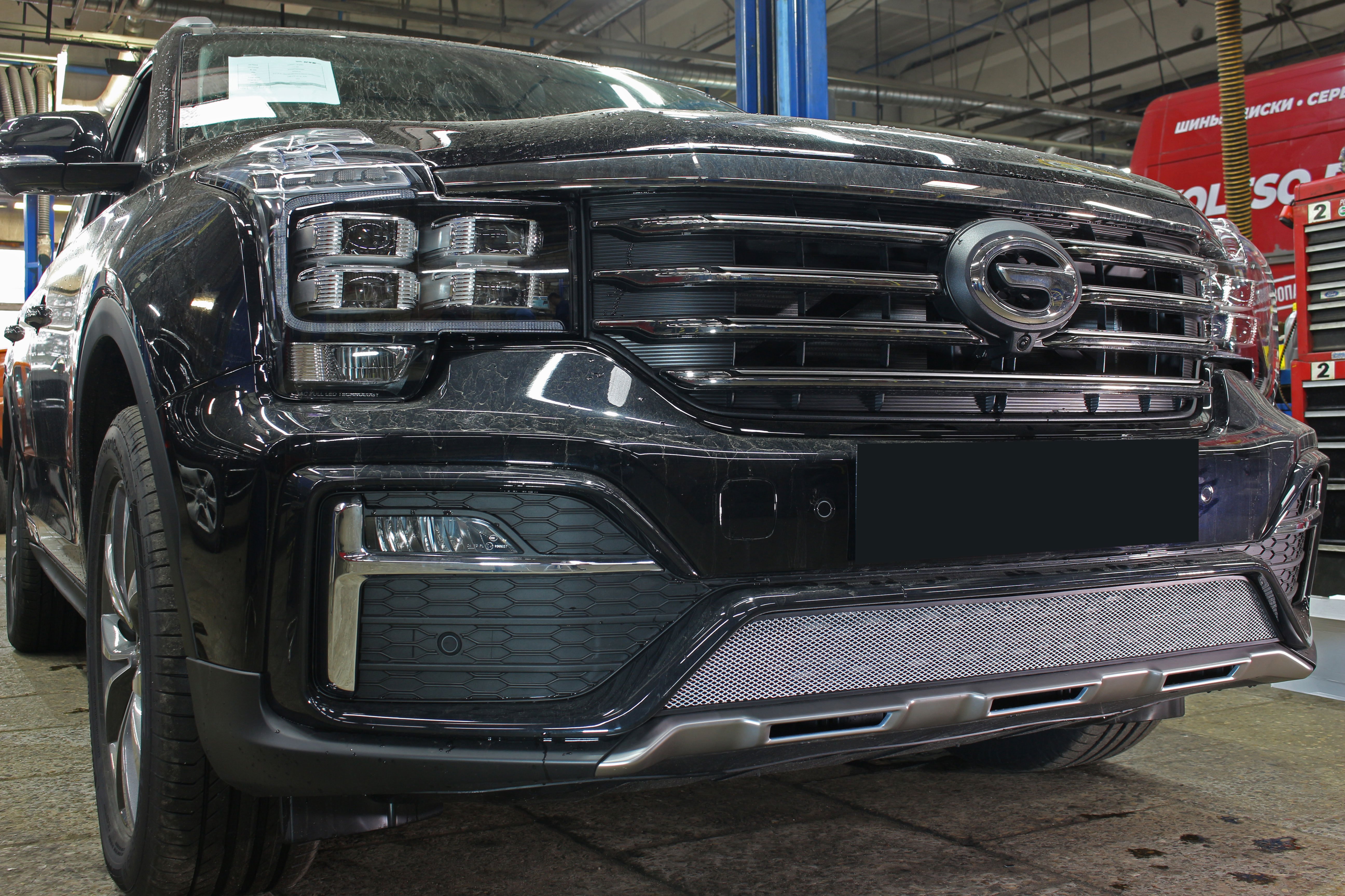 Защитная сетка радиатора низ для GAC GS8 I