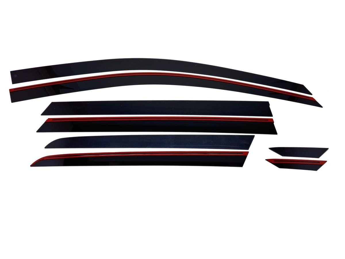 Дефлекторы окон 2D 6 шт. для Geely Okavango I Рестайлинг