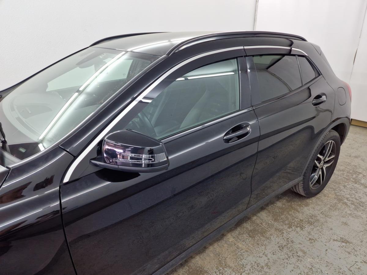 Дефлекторы окон 2D с хром накладками под наклоном 4 шт. для Mercedes-Benz GLA I (X156) Рестайлинг