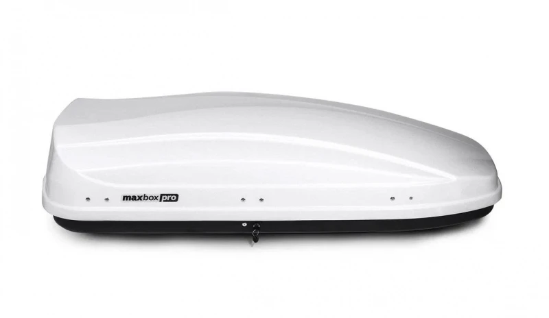 Автобокс MaxBox PRO 460 (средний) двустороннее открывание Белый