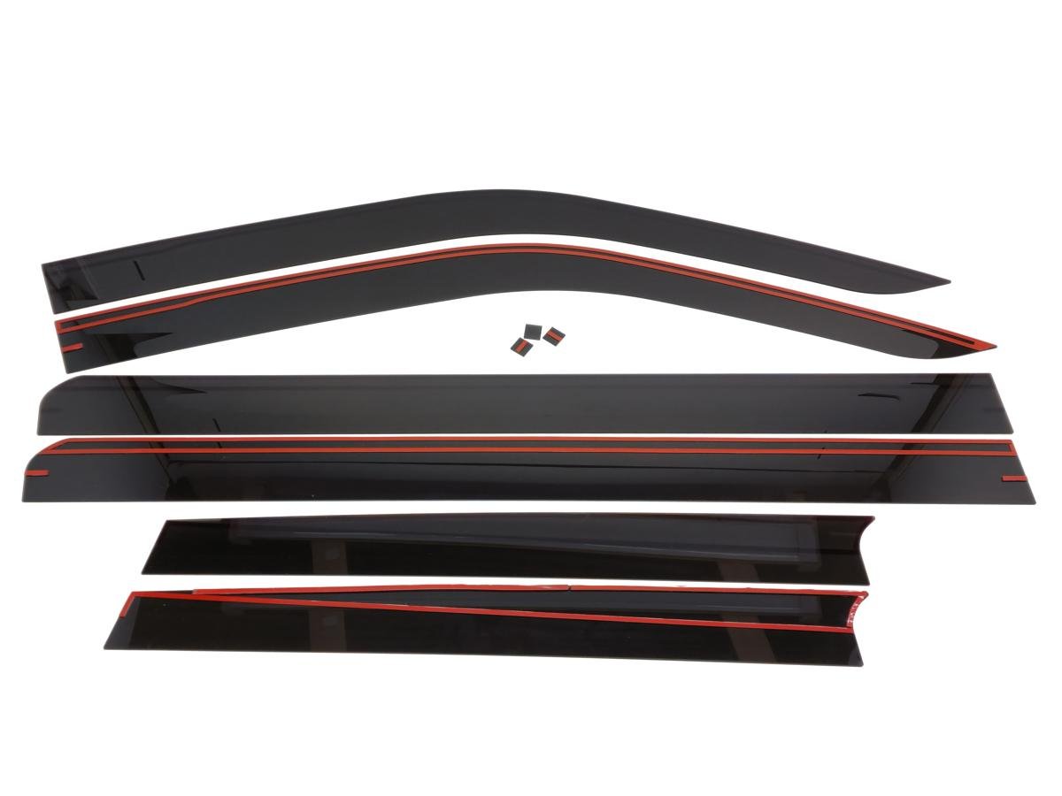 Дефлекторы окон 2D 6 шт для Nissan Pathfinder III