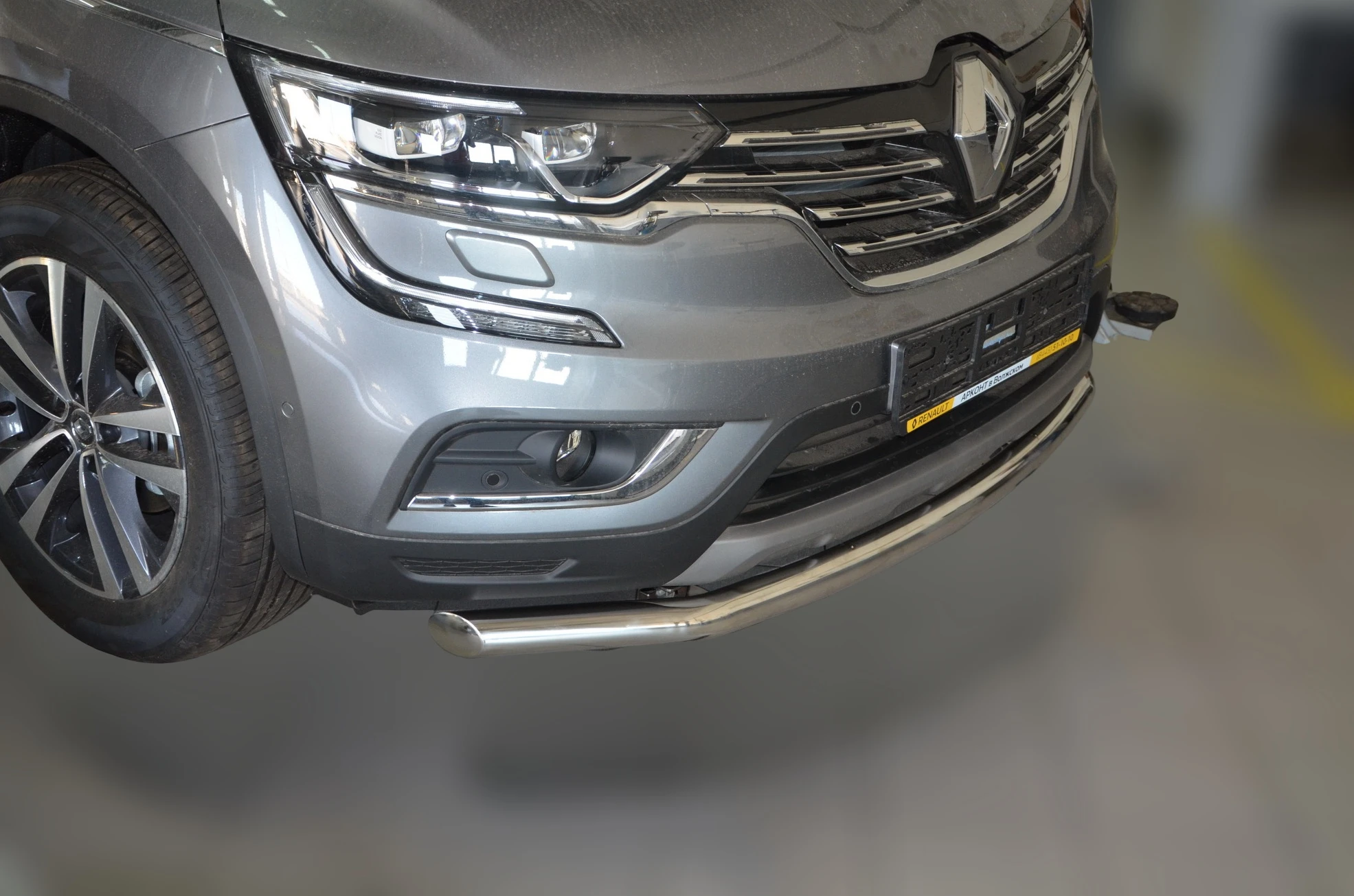 Защита переднего бампера d60 мм для Renault Koleos II  Юко RKS.17.02