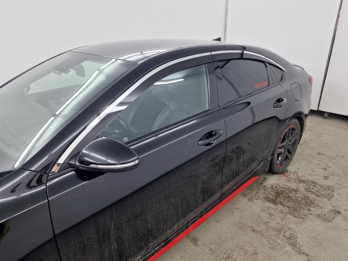 Дефлекторы окон с хром накладками 2D 6 шт для Kia Cerato IV Рестайлинг