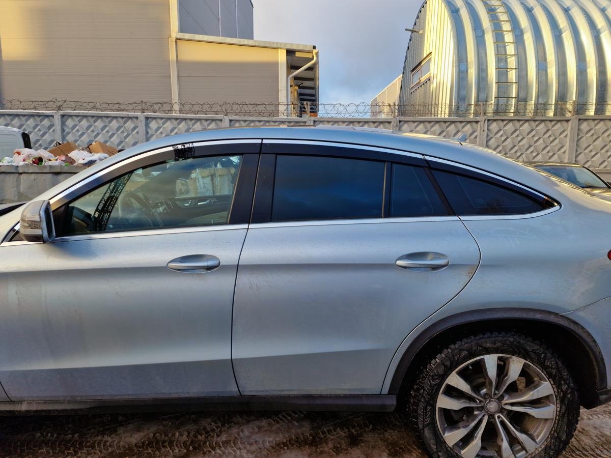 Дефлекторы окон 2D с хром накладками 6 шт. для Mercedes-Benz GLE Coupe I (C292)