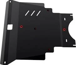 Защита картера и КПП для Toyota Voxy III (R80) Черный Alfeco ALF2467ST