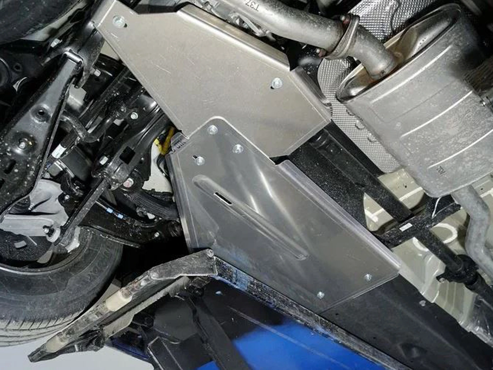 Защита дифференциала для Hyundai Santa Fe IV Рестайлинг  ТСС ZKTCC00454