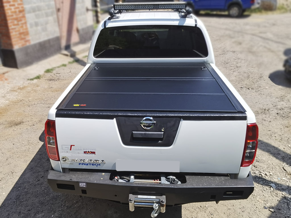 Крышка 4-х секционная HAL 4S STANDART для Nissan Navara (Frontier) III (D40) Рестайлинг