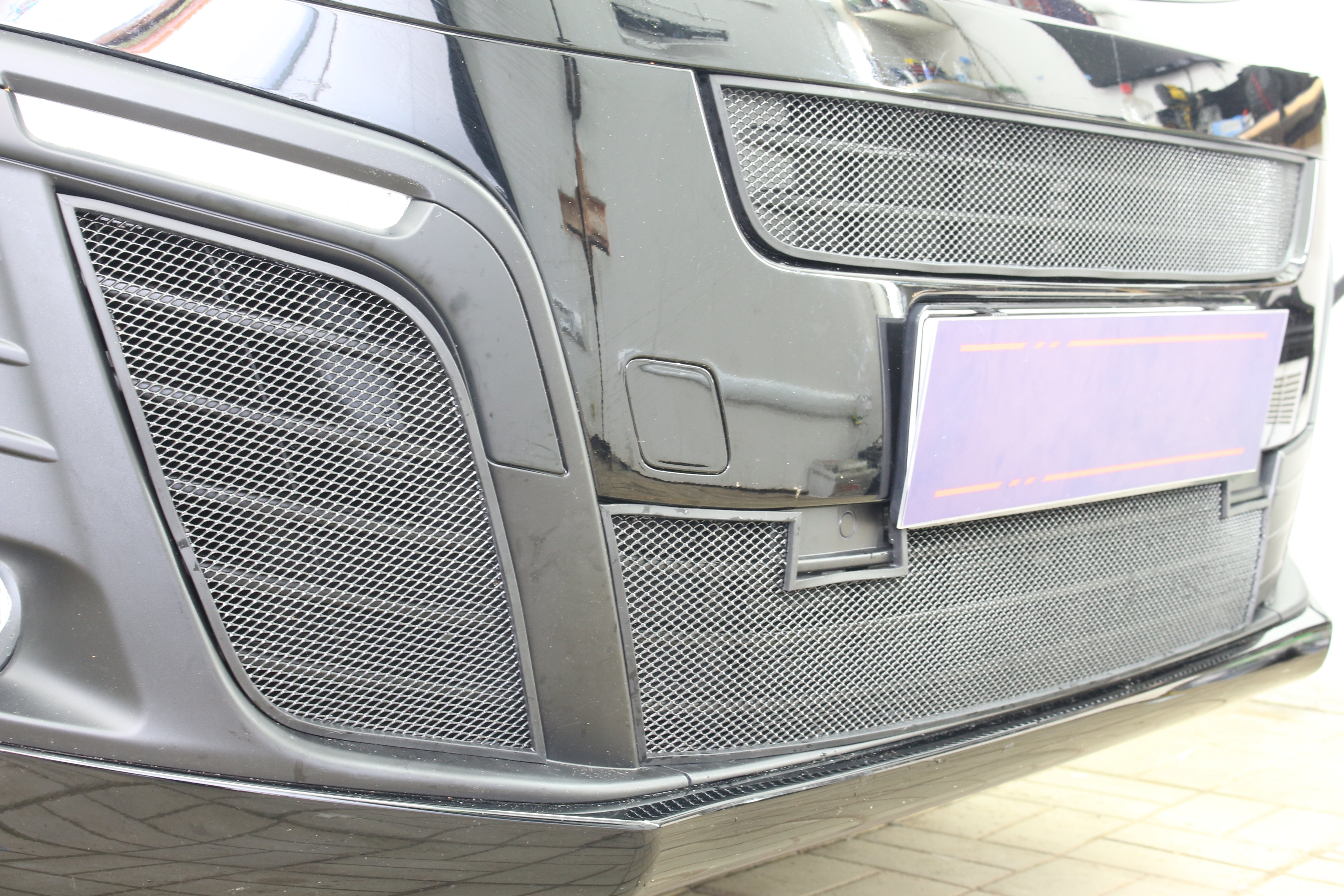 Защитная сетка радиатора боковые для Opel Zafira Life I