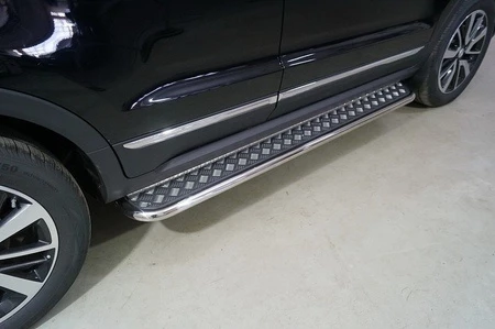 Пороги с площадкой 42,4 мм для Changan CS55 I