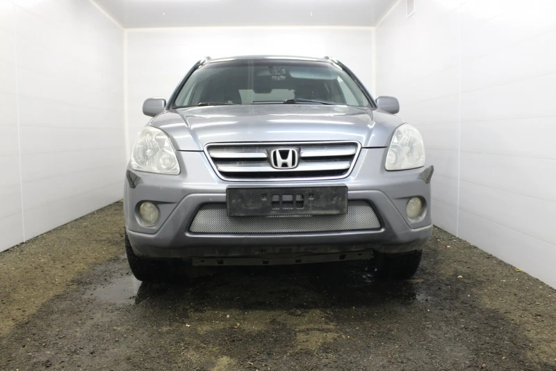 Защитная сетка радиатора для Honda CR-V II Рестайлинг Хром Стрелка 11 HCR-V04.chrome