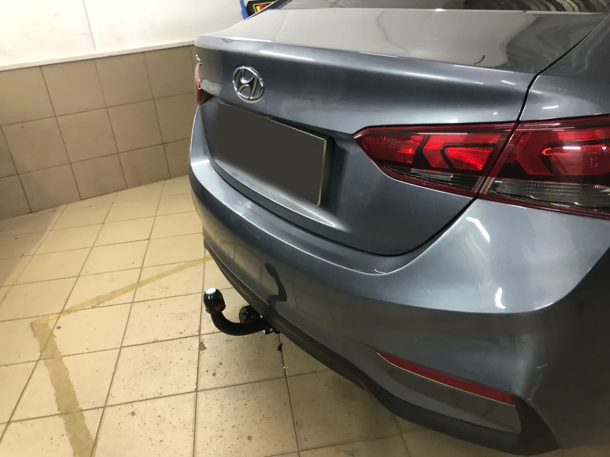 Фаркоп Oris c типом шара A для Hyundai Solaris II Рестайлинг