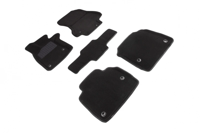 Коврики 3D ВОРС в салон для Lexus LS V Черный Seintex 92307
