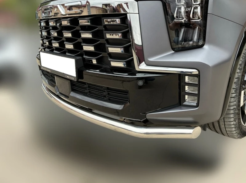 Защита переднего бампера d60 мм для GAC GS8 II Рестайлинг  Юко GAC.GS8.25.01