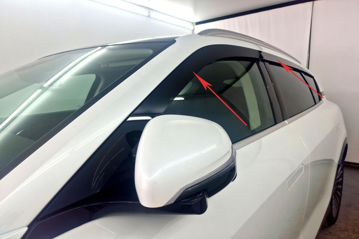 Дефлекторы окон 2D 6 шт. для Voyah Free I Рестайлинг