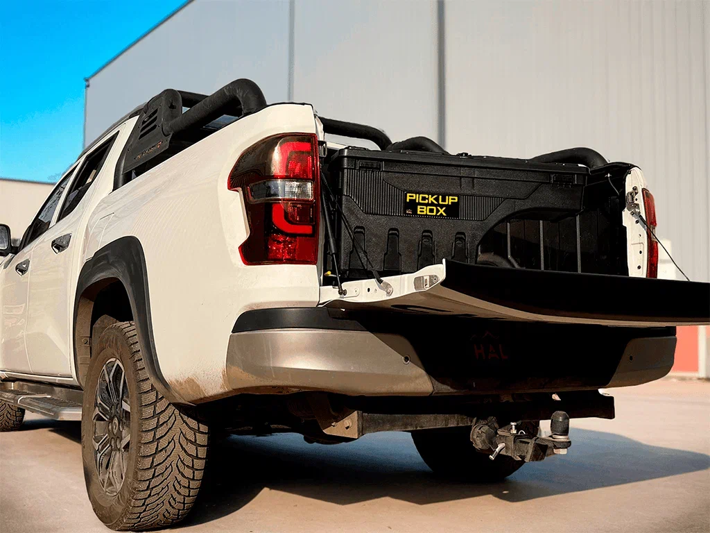 Бокс для пикапа поворотный левый PICKUPBOX универсальный для JAC T9 I 