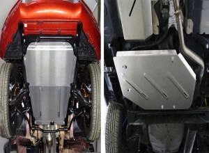 Защиты комплект (картер и КПП, бак) для LADA (ВАЗ) XRAY I  ТСС ZKTCC00254K