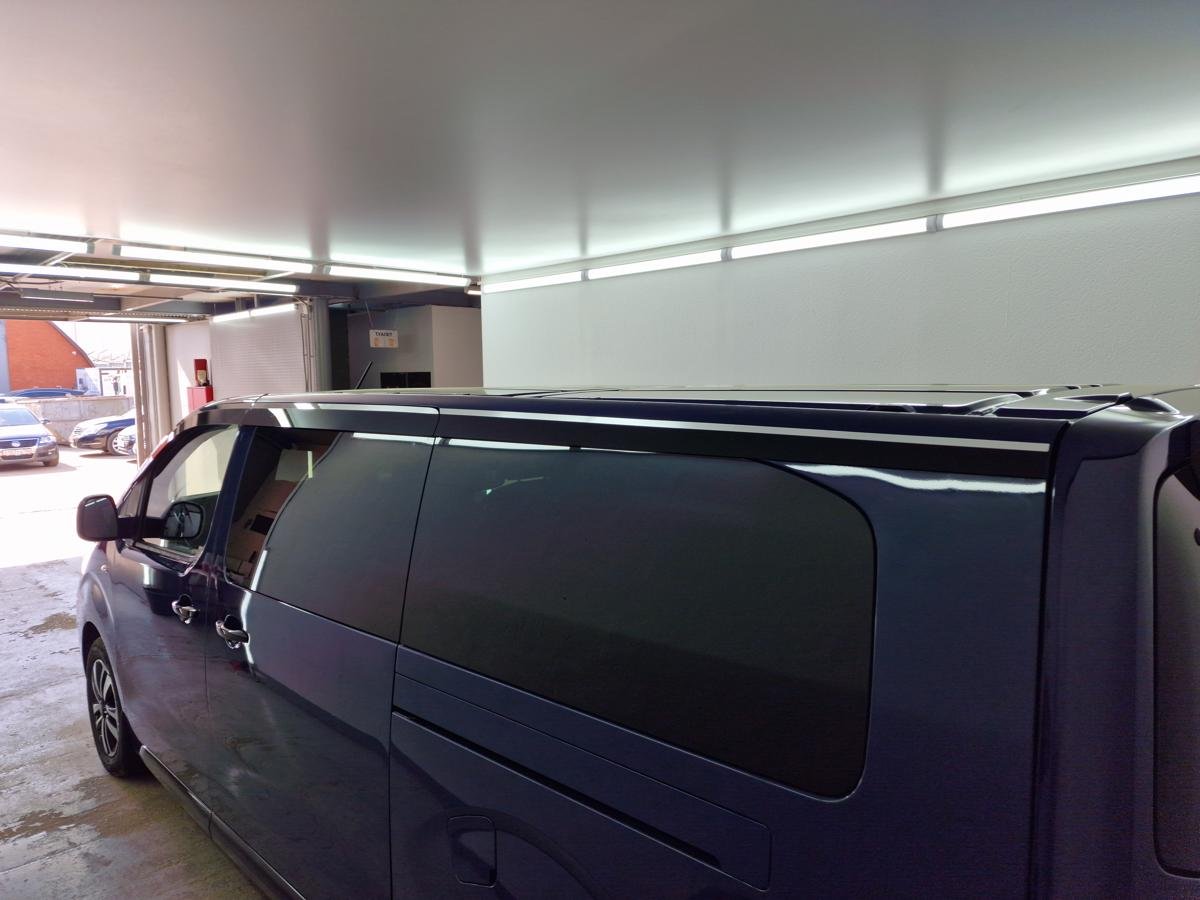 Дефлекторы окон 2D с хром накладками 6 шт. для Citroen SpaceTourer I