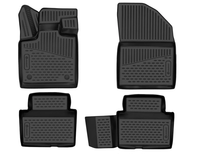 Коврики 3D в салон полиуретан 4шт для EXEED TXL I Рестайлинг 1 Черный Element ELEMENT3DAN0218210k