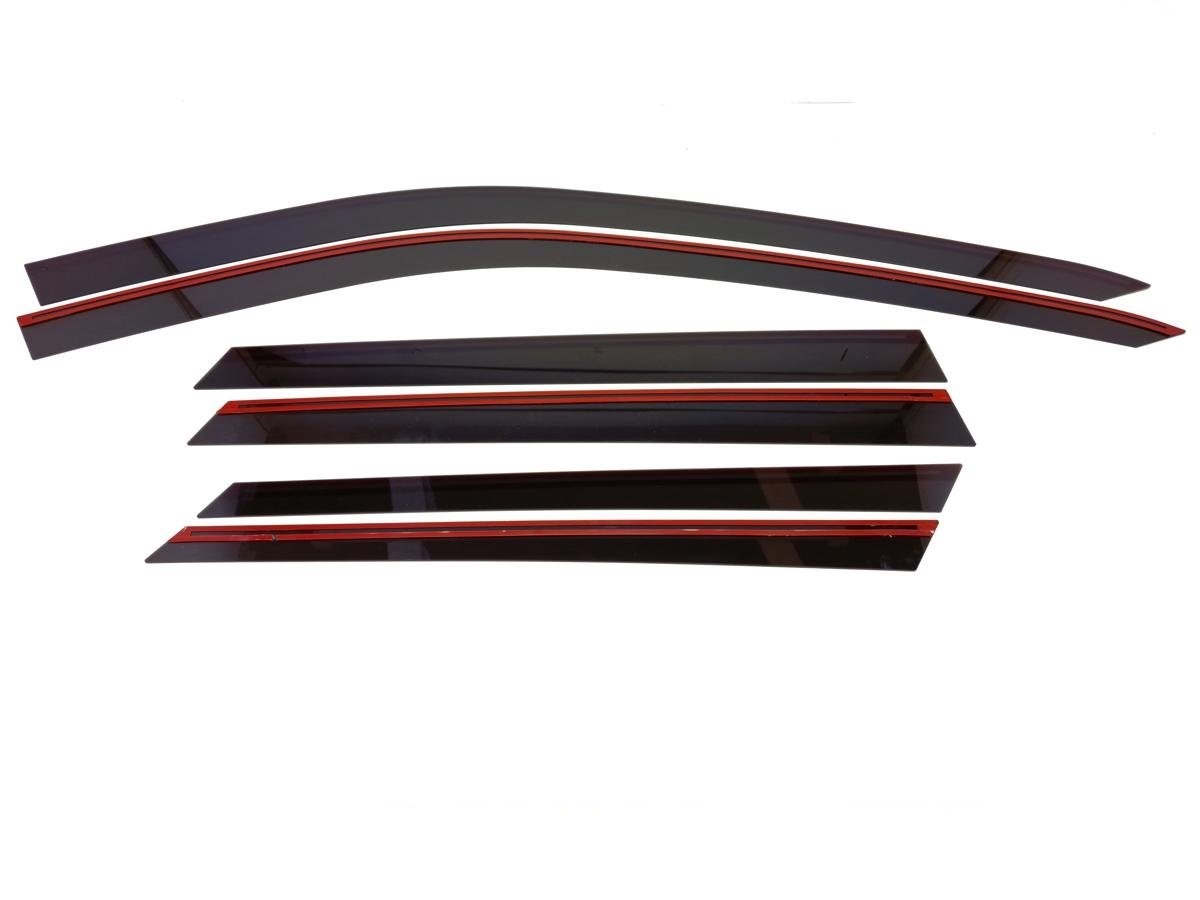 Дефлекторы окон 2D 6 шт для Land Rover Discovery Sport I Рестайлинг